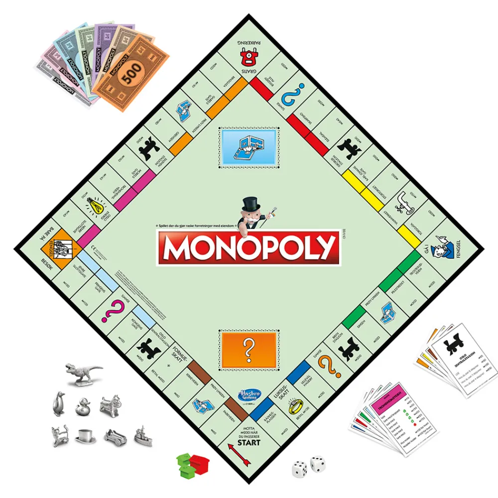 Hasbro Spill Og Puslespill>Monopol Klassisk