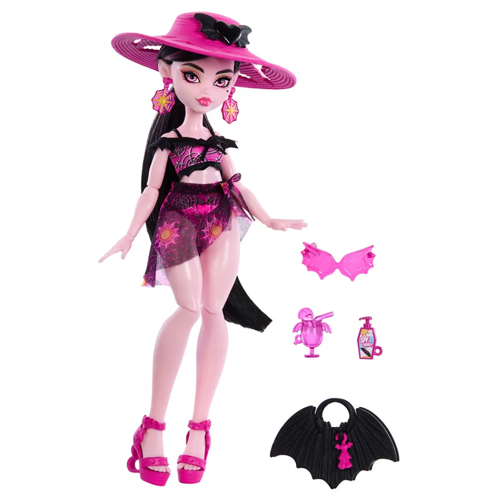 Monster High Smådukker | Monster High>Scare-adise Island Draculaura Doll