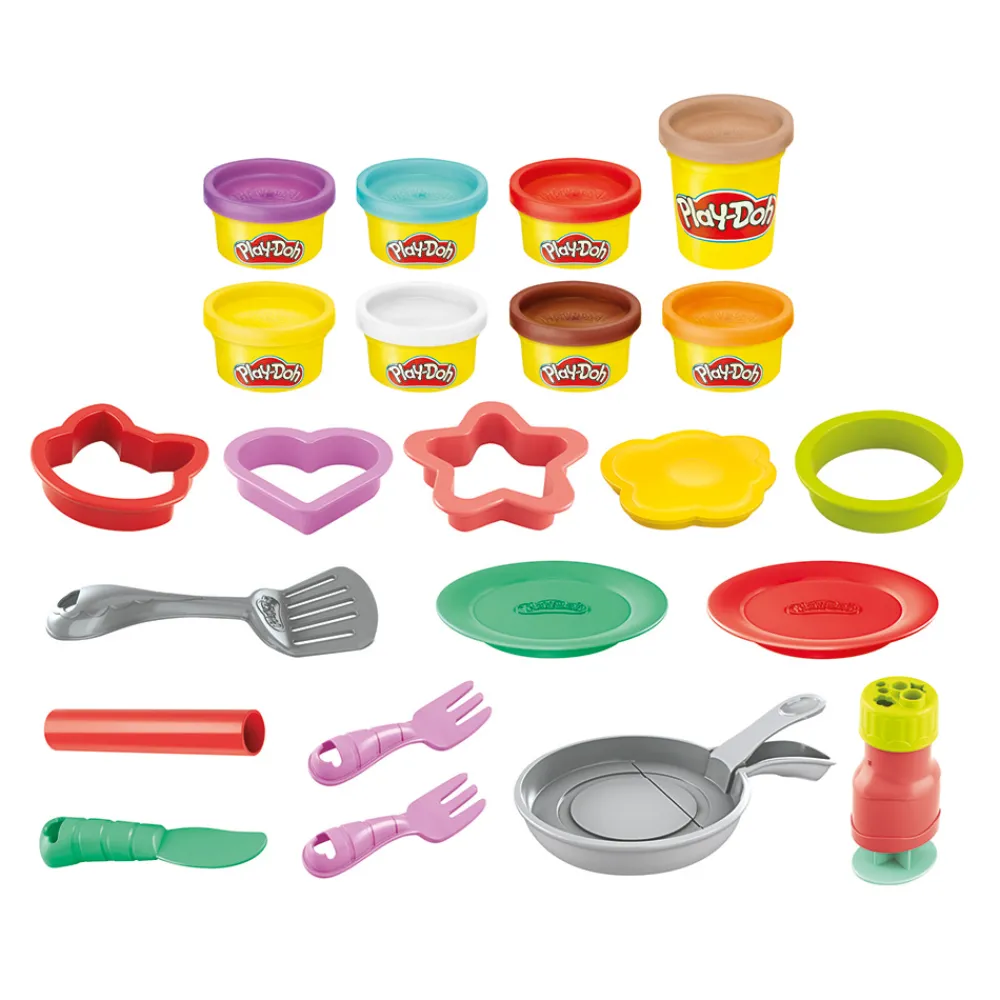 Play-Doh Diy Og Hobby | Lekeleire>Kitchen Creations Flip 'n Pancakes Playset
