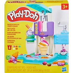 Play-Doh Hus Og Hjem>Rainbow Swirl Ice Cream Playset