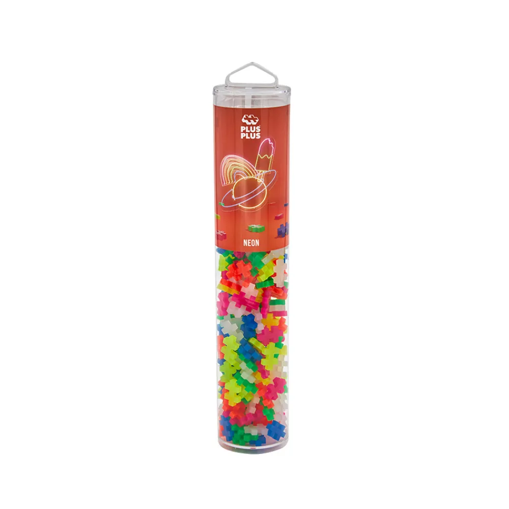Plus-Plus Vitenskap Og Byggesett>Neon mix 240 brikker