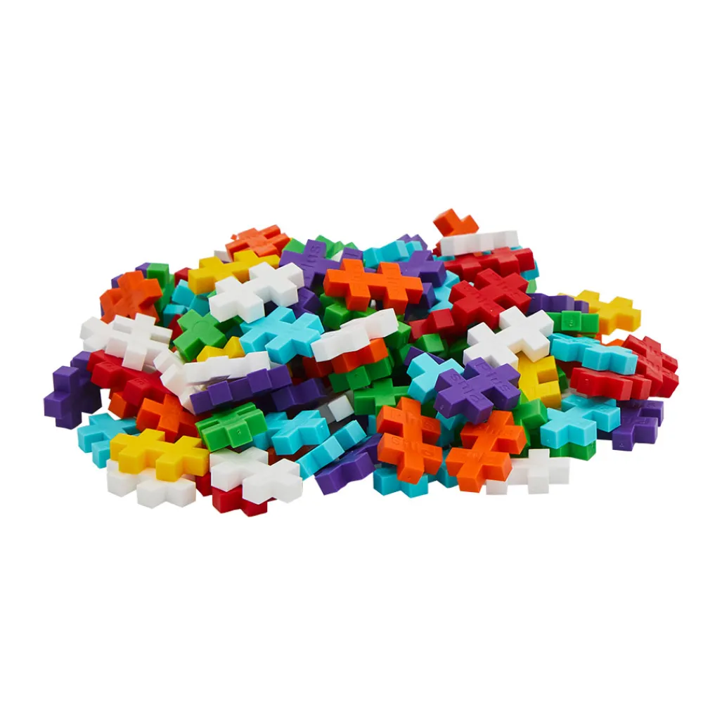 Plus-Plus Vitenskap Og Byggesett>Rainbow mix 100 brikker