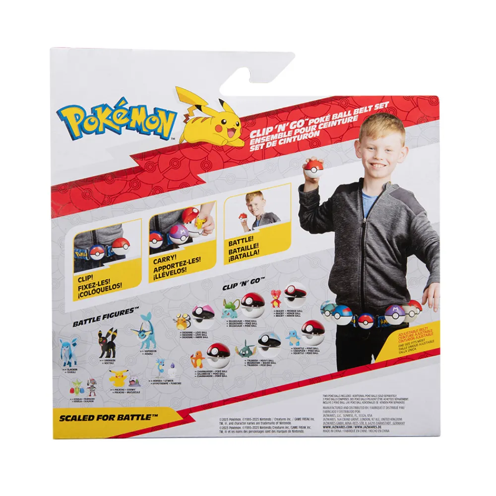 Pokémon Actionfigurer | Pokemon>Pokemon - Clip N Go Belt sett