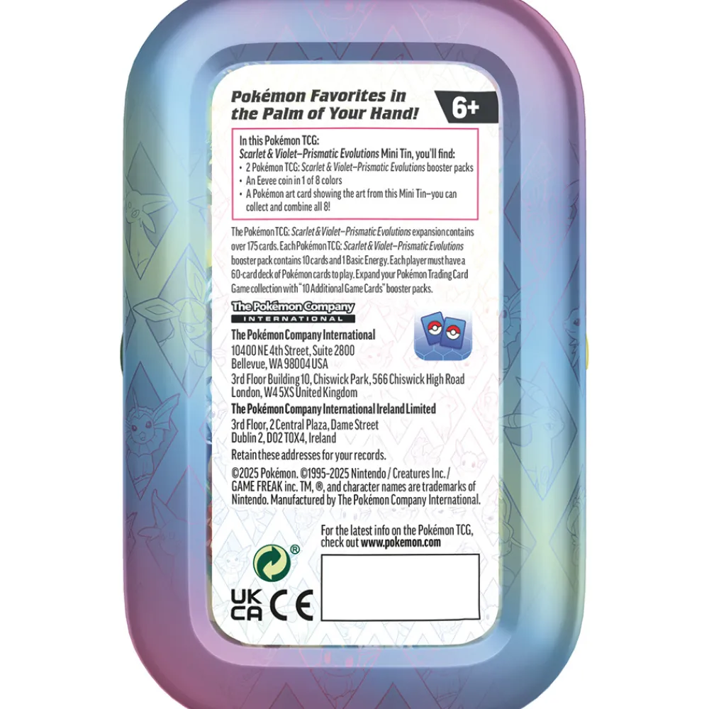 Pokémon Samlekort Og Spillkort | Pokemon>Pokemon Scarlet & Violet—Prismatic Evolutions Mini Tin