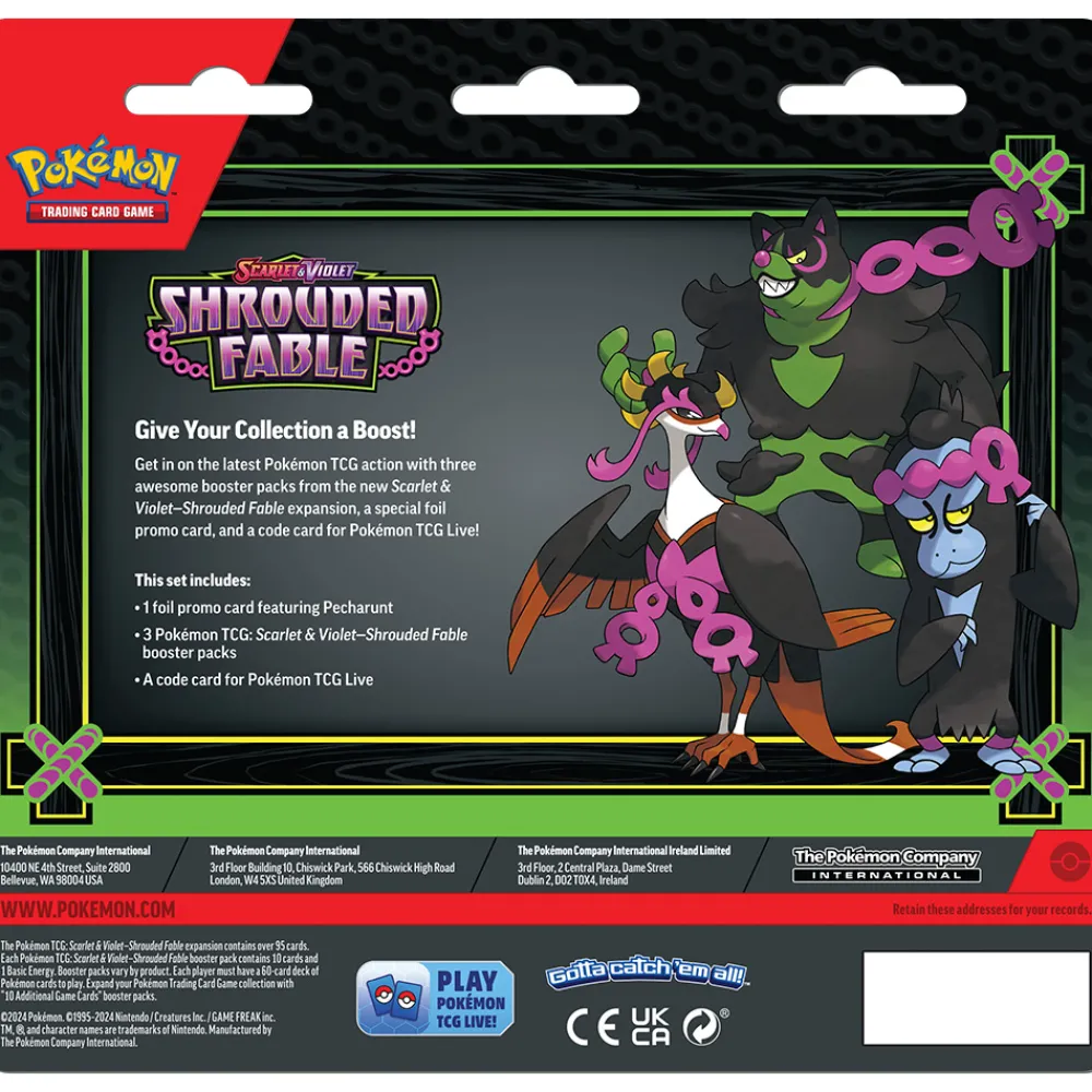 Pokémon Samlekort Og Spillkort | Pokemon>Pokemon Scarlet & Violet—Shrouded Fable 3P Blister