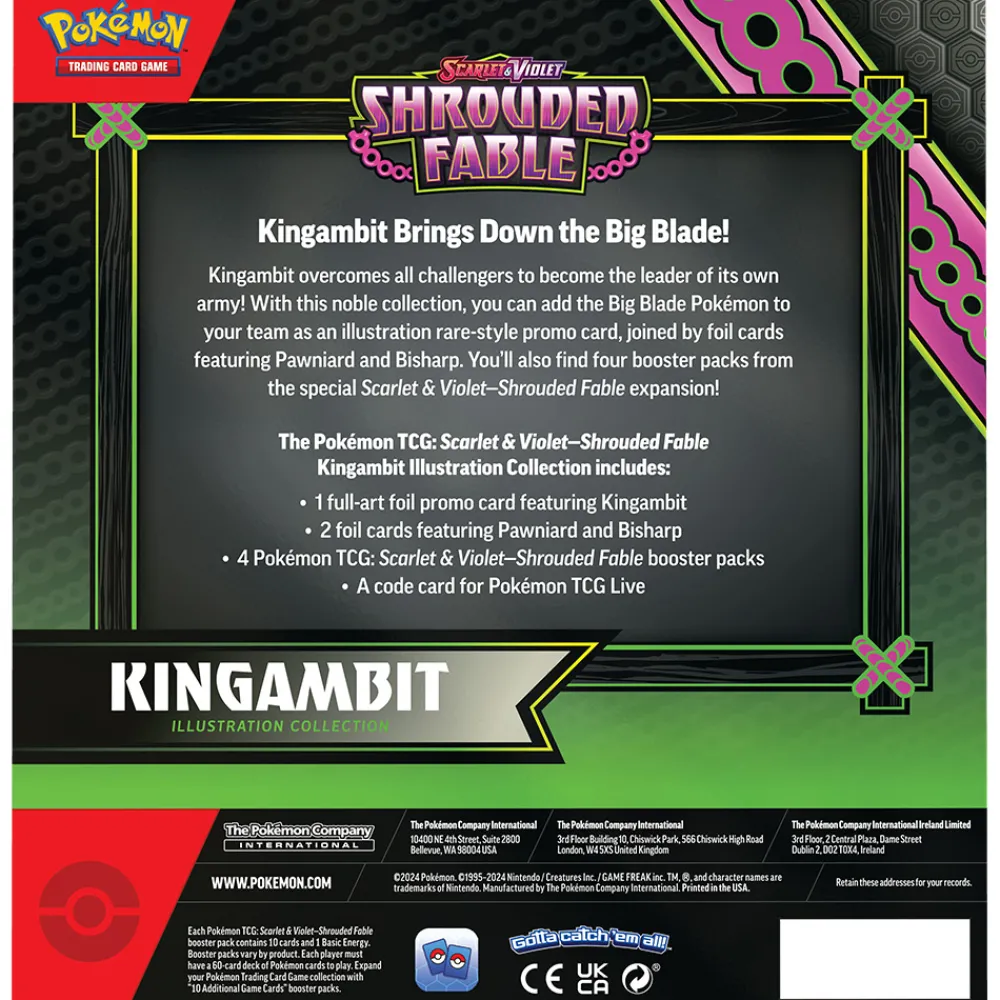 Pokémon Samlekort Og Spillkort | Pokemon>Pokemon Scarlet & Violet—Shrouded Fable Kingambit Illustration Collection