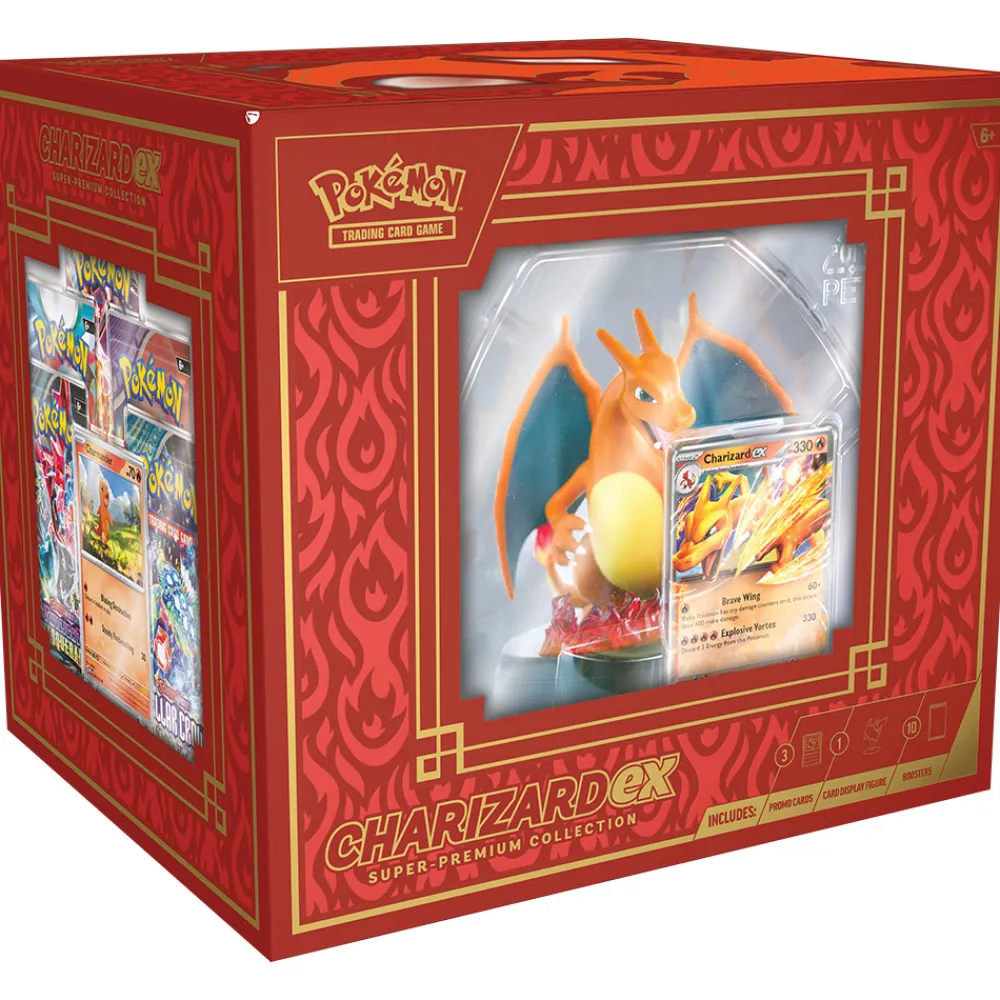 Pokémon Samlekort Og Spillkort | Actionfigurer>Pokemon Super Premium Coll Box Charizard