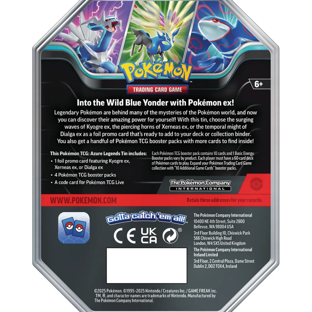 Pokémon Samlekort Og Spillkort | Pokemon>Pokemon Tin Spring EX Azure Legends
