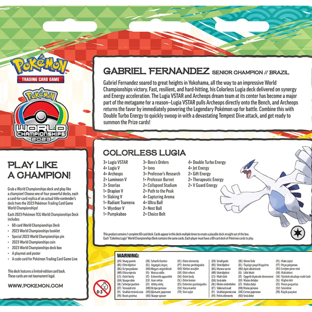 Pokémon Samlekort Og Spillkort | Pokemon>Pokemon World Championships Deck