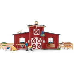 Schleich Schleich>Stor gård med dyr og tilbehør