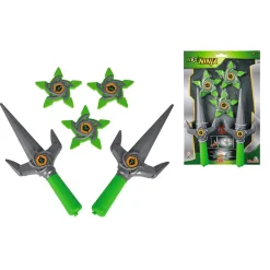 Simba Toys Tilbehør Og Dekor>Ninjakniver og kastestjerner - Grønn