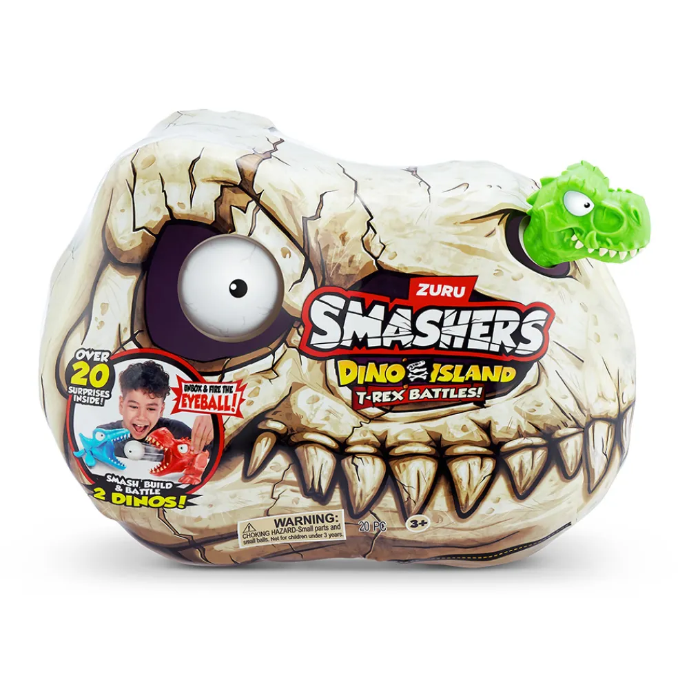 Smashers Dinosaurer>Dino Island T-Rex Battles Mini