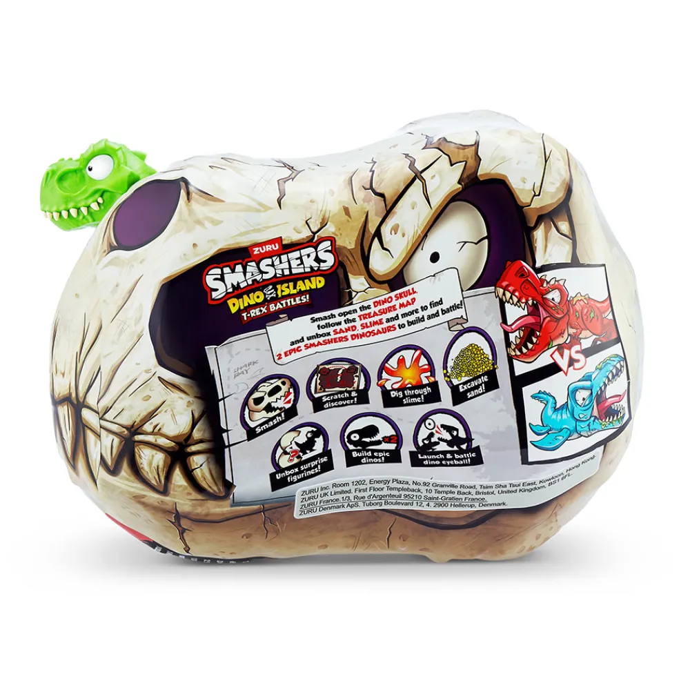 Smashers Dinosaurer>Dino Island T-Rex Battles Mini