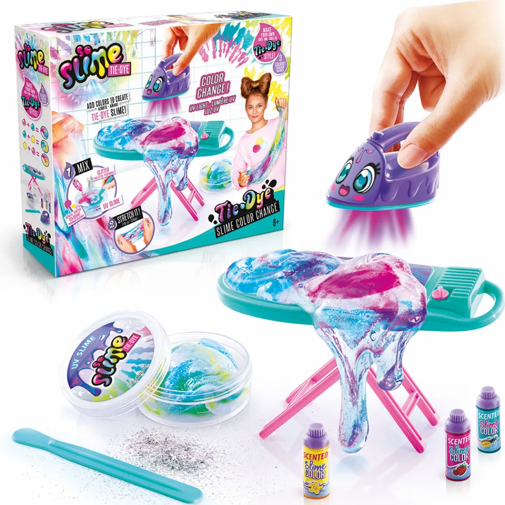 RINGO Diy Og Hobby>So Slime Tie Dye Color Cange Table & Iron