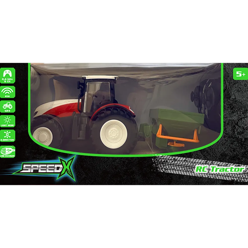 RINGO Tekniske Leker | Lastebil, Gravemaskin Og Traktor>SPEEDX RC Traktor