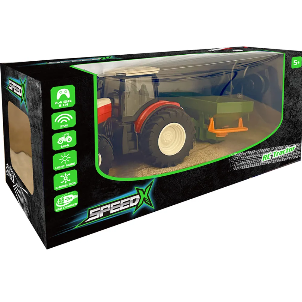 RINGO Tekniske Leker | Lastebil, Gravemaskin Og Traktor>SPEEDX RC Traktor