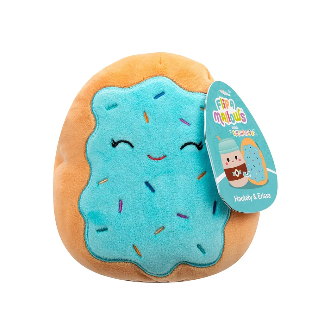 Squishmallows Squishmallows>13 cm Flip A Mallows Hautely the Coffee / Erissa the Blueberry Poptart