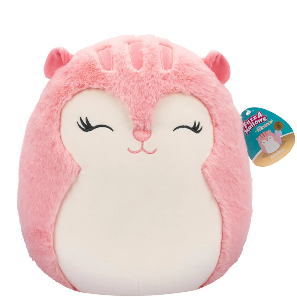 Squishmallows Squishmallows>30 cm Fuzz A Mallows Amina the Squirrel