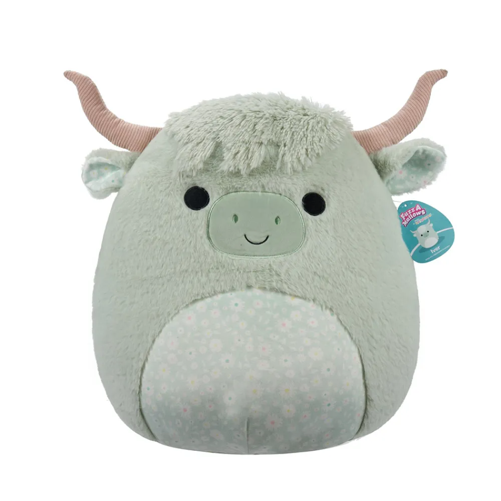 Squishmallows Squishmallows>40 cm Fuzz A Mallows Iver the Highland Cow