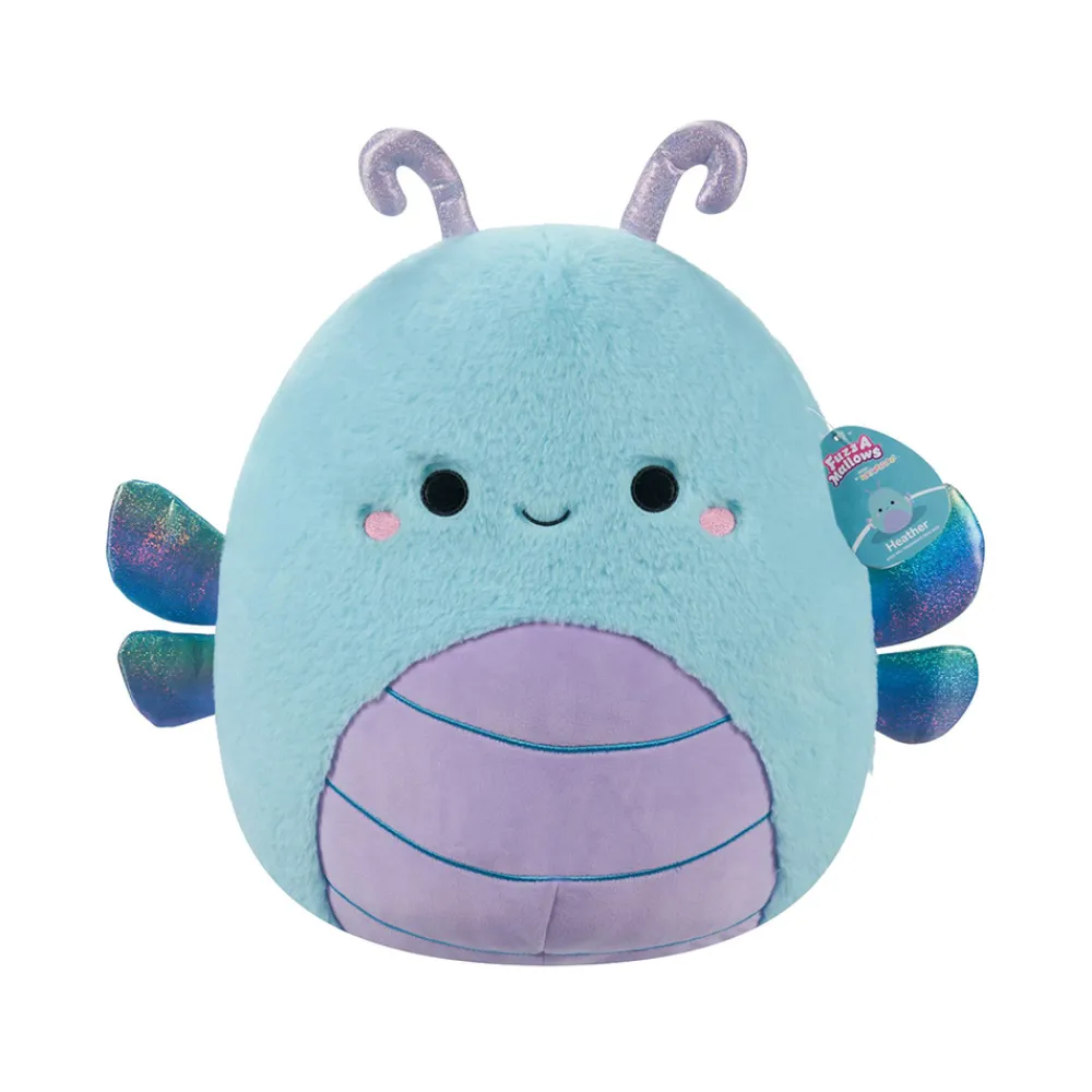 Squishmallows Squishmallows>40 cm Fuzz A Mallows Heather the Dragonfly
