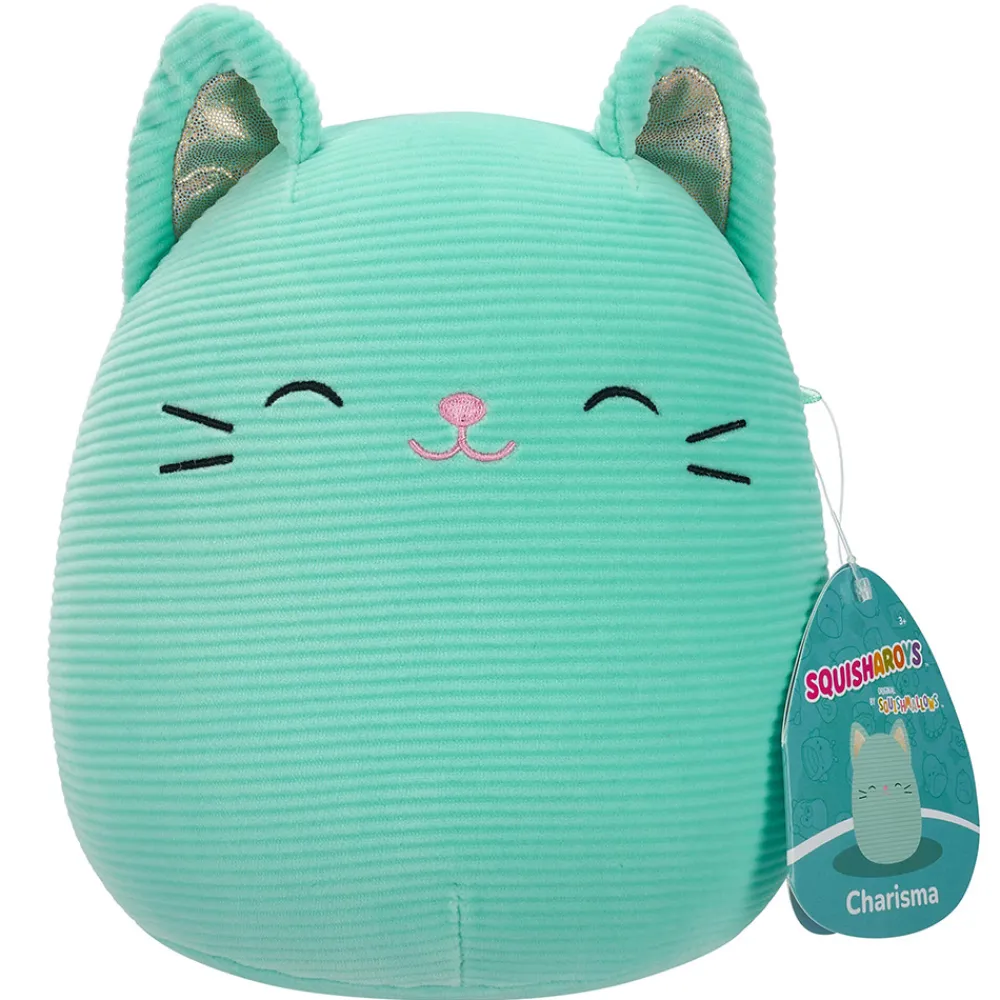 Squishmallows Squishmallows>19 cm Squisharoys Charisma the Mint Green Cat