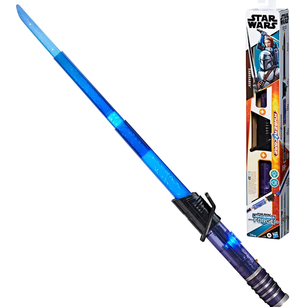 Hasbro Tilbehør Og Dekor>Star Wars Lightsaber Forge Electronic Lyssverd - Darksaber
