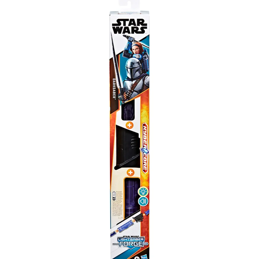 Hasbro Tilbehør Og Dekor>Star Wars Lightsaber Forge Electronic Lyssverd - Darksaber