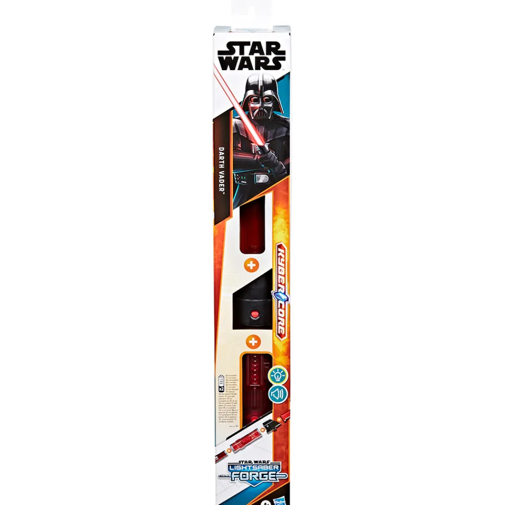Hasbro Tilbehør Og Dekor>Star Wars Lightsaber Forge Electronic Lyssverd - Darth Vader
