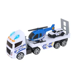 Teamsterz Lastebil, Gravemaskin Og Traktor | Utrykningskjøretøy>Politi Transporter 40cm