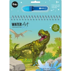 Tinka Male- Og Aktivitetsbøker>- Water Art Dinosaur