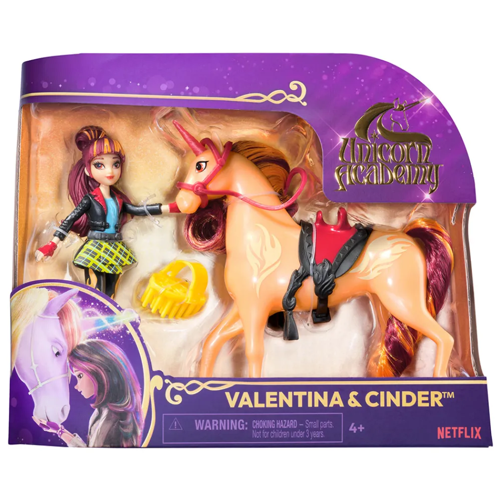 Unicorn Academy Unicorn Academy>Doll & Unicorn- Valentina & Cinder