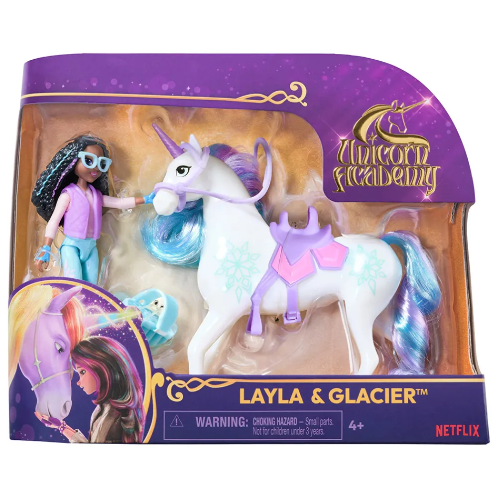 Unicorn Academy Unicorn Academy>Doll & Unicorn - Layla & Glacier