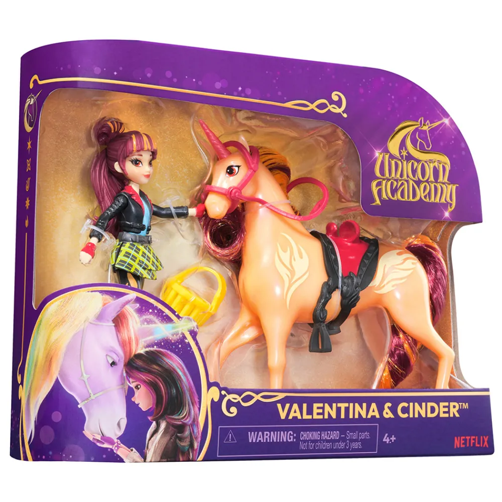 Unicorn Academy Unicorn Academy>Doll & Unicorn- Valentina & Cinder