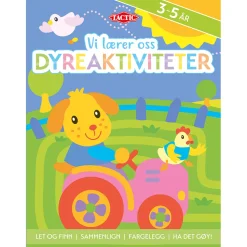 TacTic Bøker | Male- Og Aktivitetsbøker>Vi lærer oss dyreaktiviteter